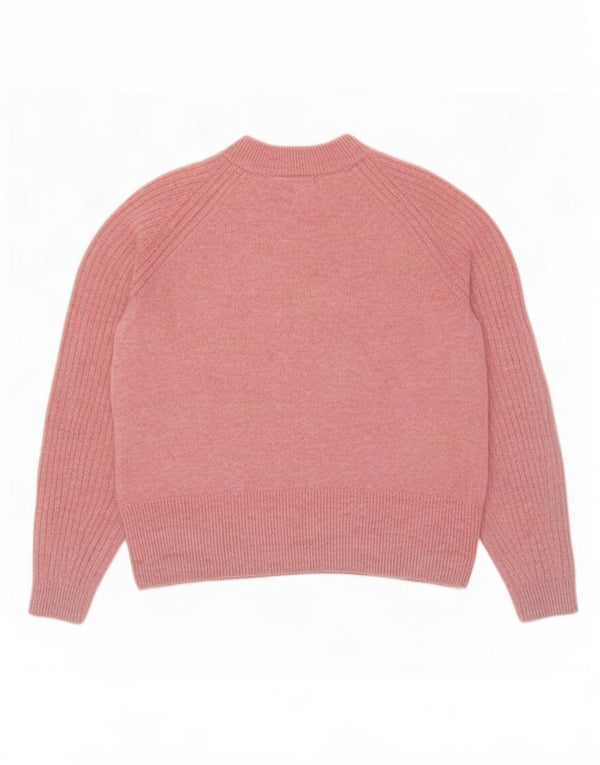 Marks & Spencer ženski pulover s okruglim izrezom UK 10 Small Pink