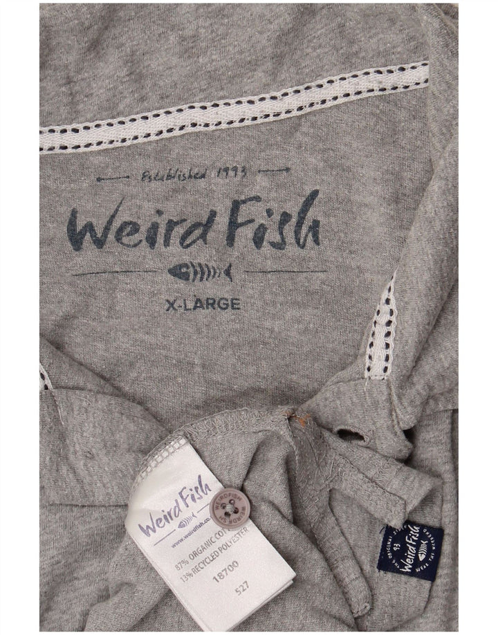 WEIRD FISH Muška polo majica XL sivi pamuk