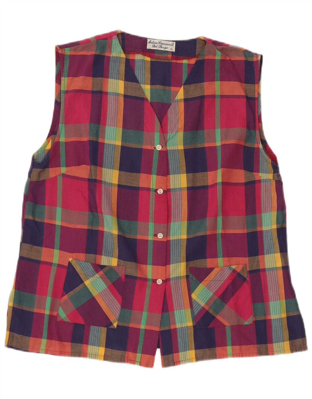 Ženska košulja Antica Camiceria UK 18 XL Višebojni karirani