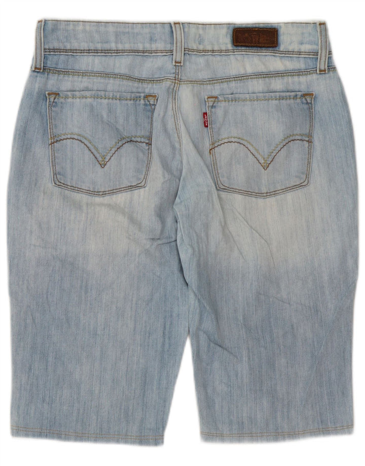 Levi's ženske 571 uske traper kratke hlače W31 srednje plavi pamuk