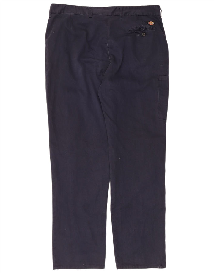 Dickies muške Redhawk ravne kargo hlače W42 L33 tamnoplavi poliester