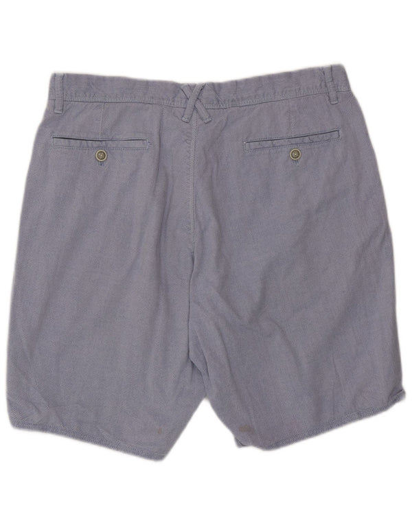 Massimo Dutti muške chino kratke hlače EU 42 Large W32 plavi pamuk