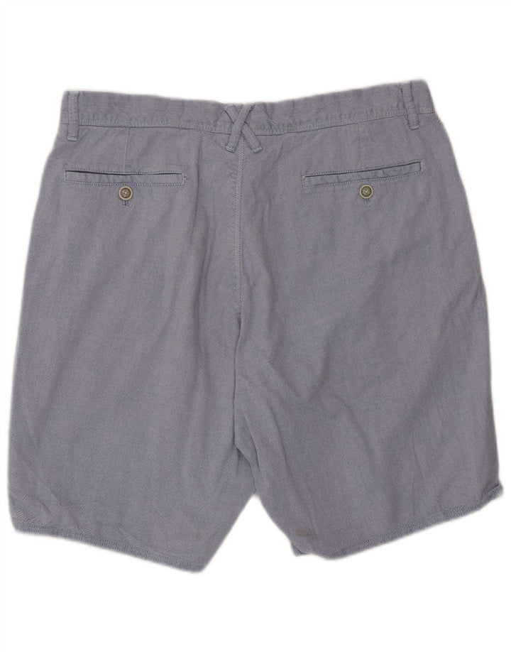 Massimo Dutti muške chino kratke hlače EU 42 Large W32 plavi pamuk