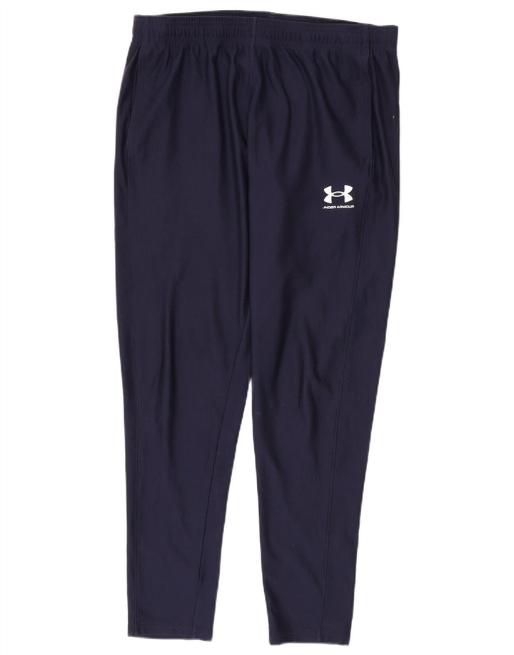 Under Armour muške hlače od trenirke velike tamnoplave poliesterske