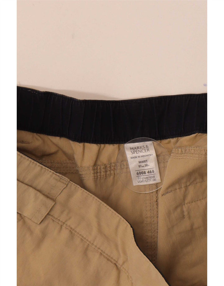 Marks & Spencer muške kargo kratke hlače W38 XL bež pamuk