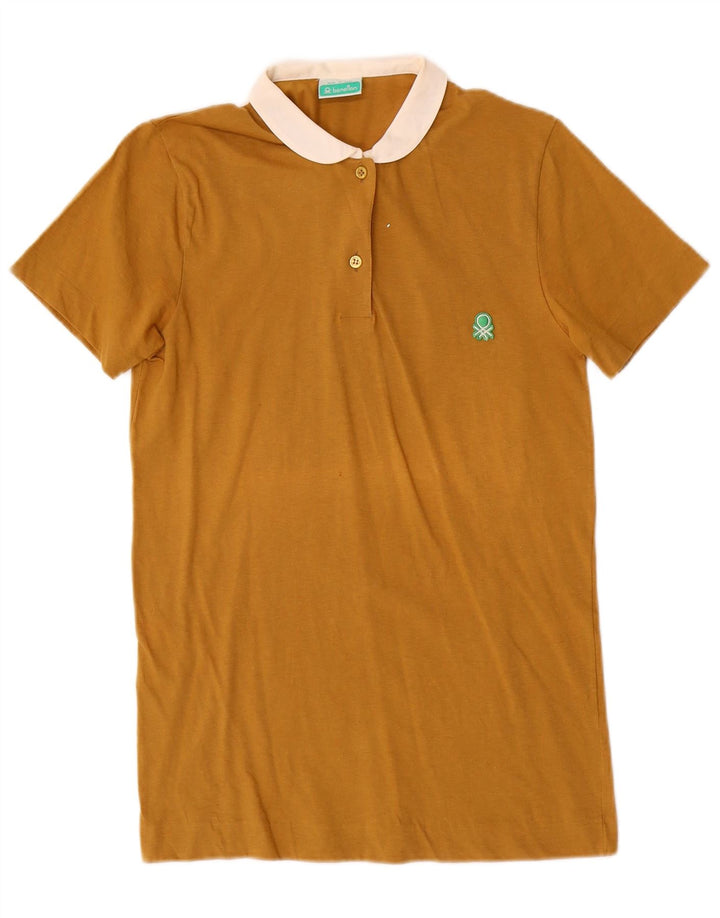 BENETTON ženska polo majica UK 6 XS Pamuk smeđe boje