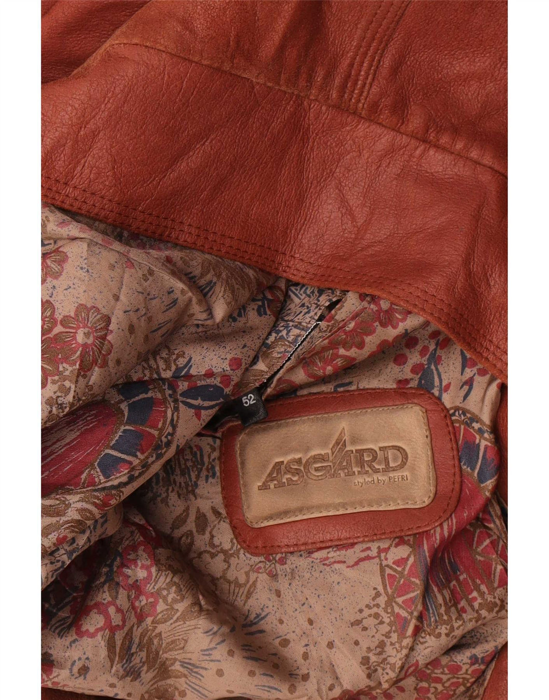 Asgard muška kožna jakna IT 52 XL smeđa