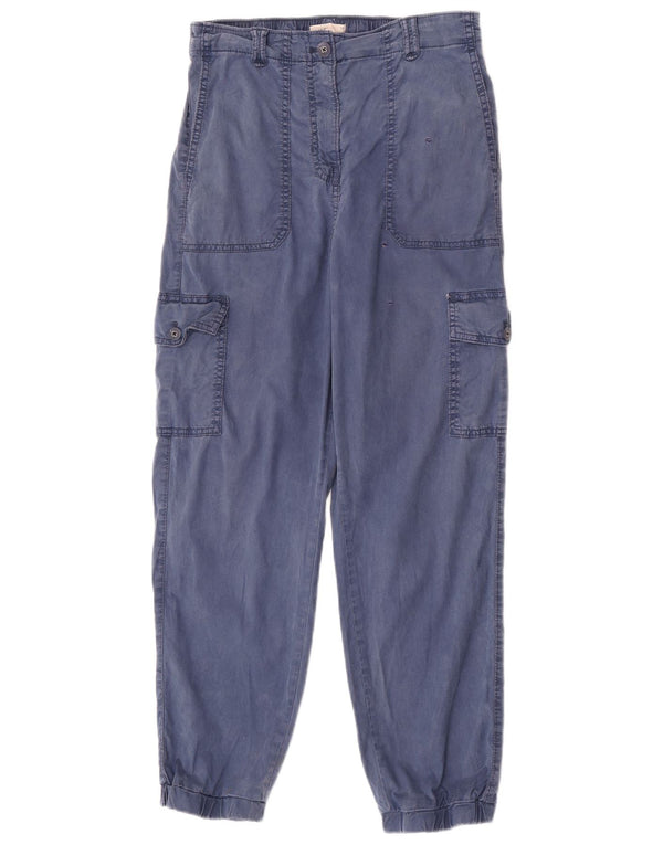 Marks & Spencer Ženske Joggers Cargo Hlače UK 10 Male W26 L28 Mornarsko Plave