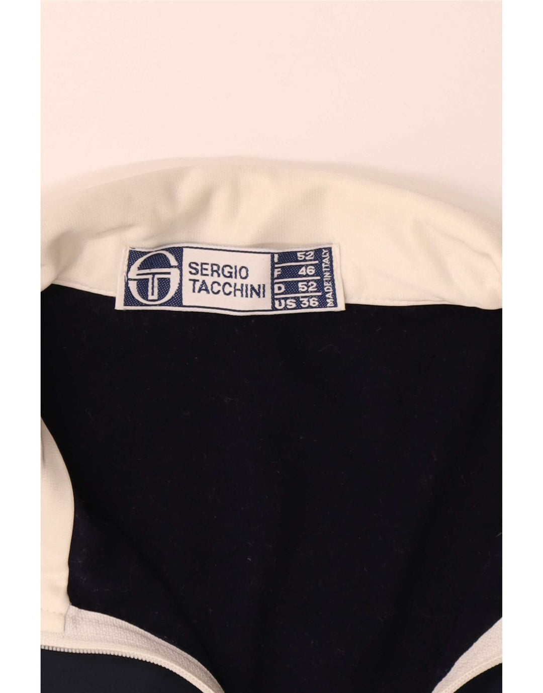 Sergio Tacchini muška jakna IT 52 Large White Colourblock Polyester