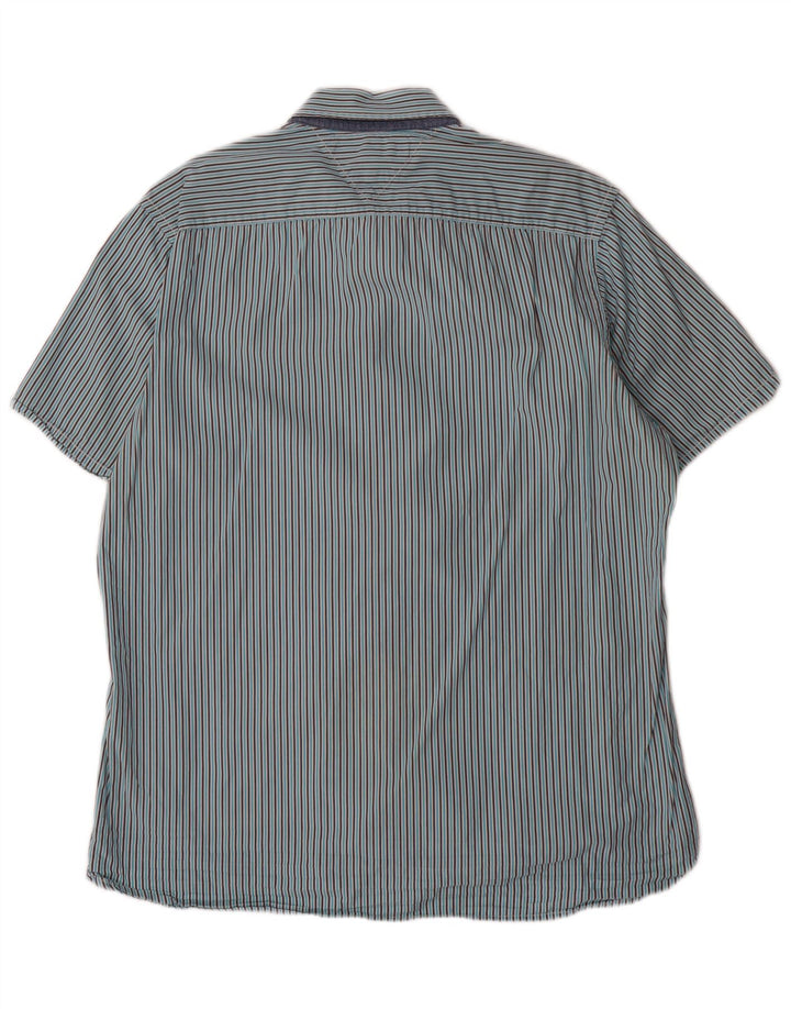 TOMMY HILFIGER Muška majica kratkih rukava prilagođenog kroja na velike plave pruge