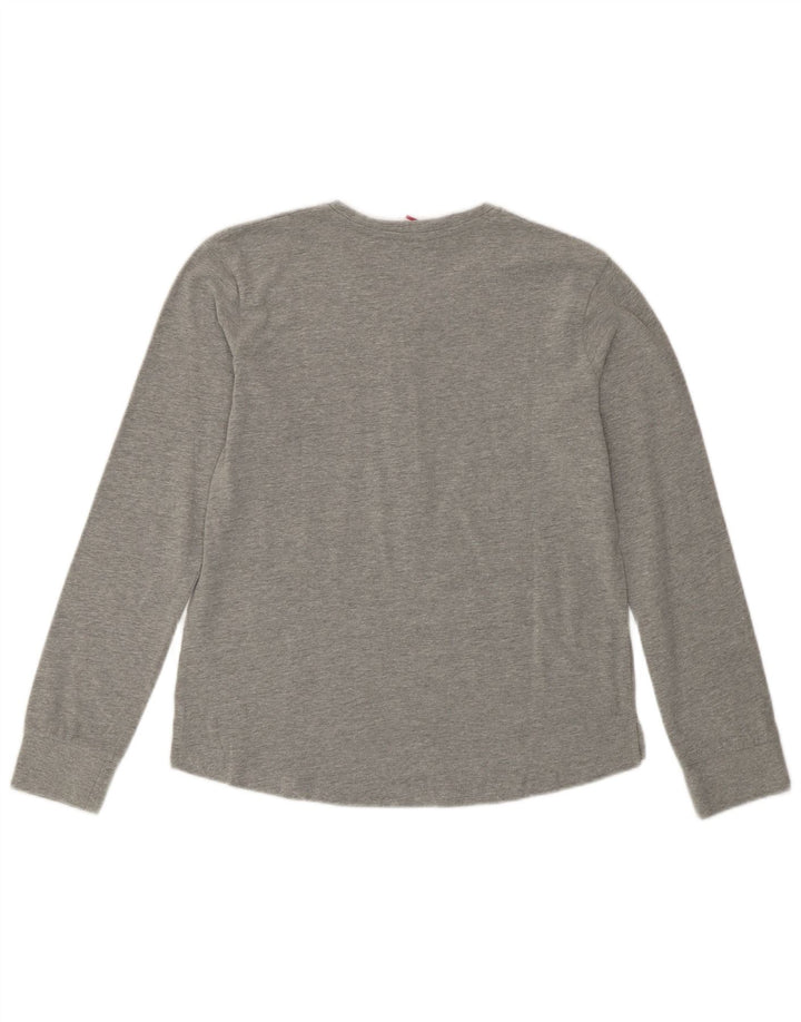 Lotto ženska majica dugih rukava s grafikom UK 10, mali sivi pamuk