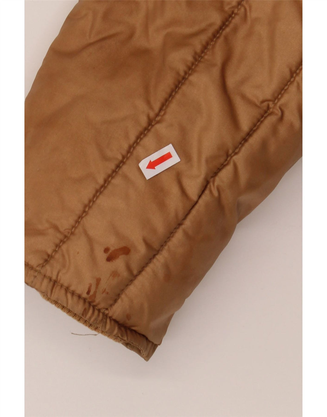 BIG STAR Womens Padded Jacket UK 14 Medium Beige Polyamide Vintage Big Star and Second-Hand Big Star from Messina Hembry 