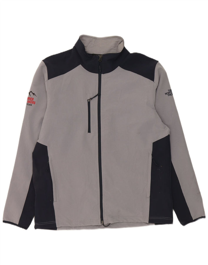 The North Face muška gornja jakna trenirke veliki sivi poliester u boji