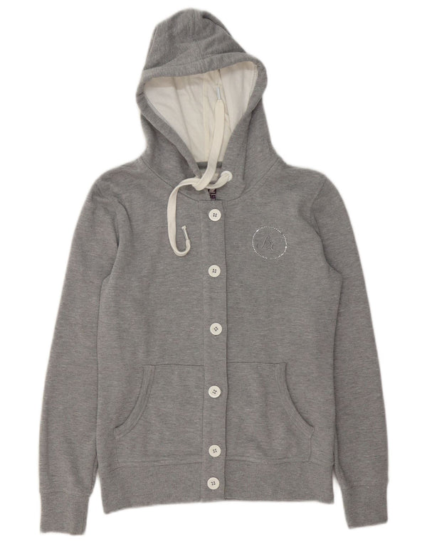 Najbolja ženska ženska trenirka s kapuljačom, gornja jakna UK 10 Small Grey Flected