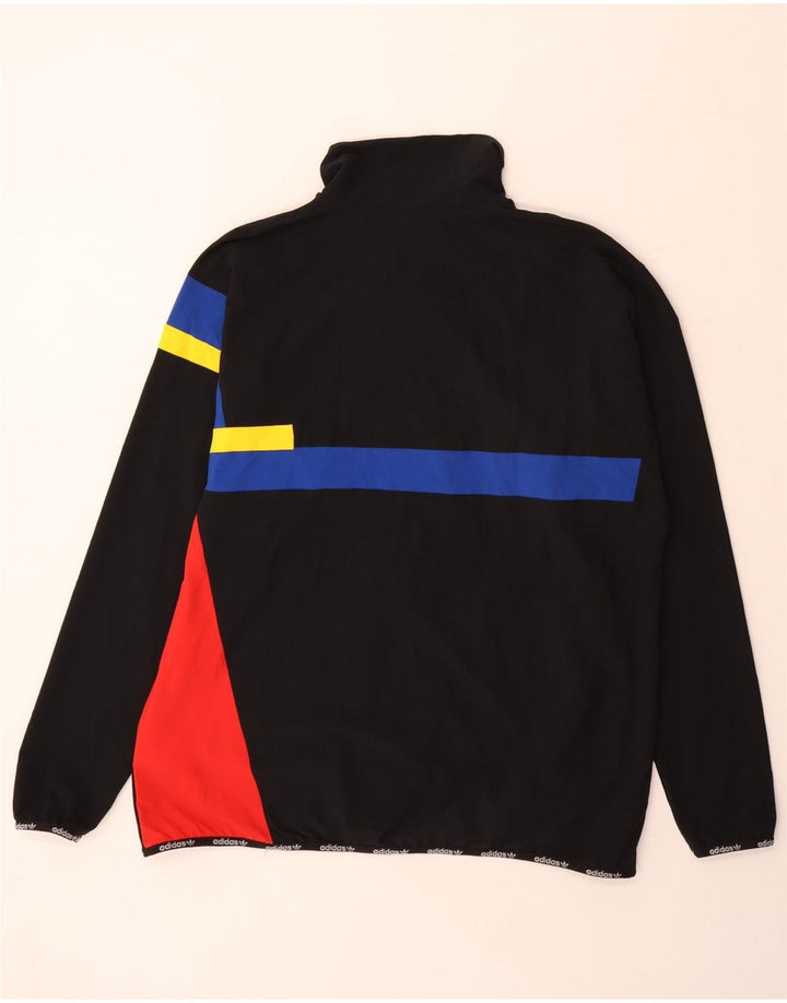 ADIDAS muška gornja jakna trenirke velika crna najlonska boja
