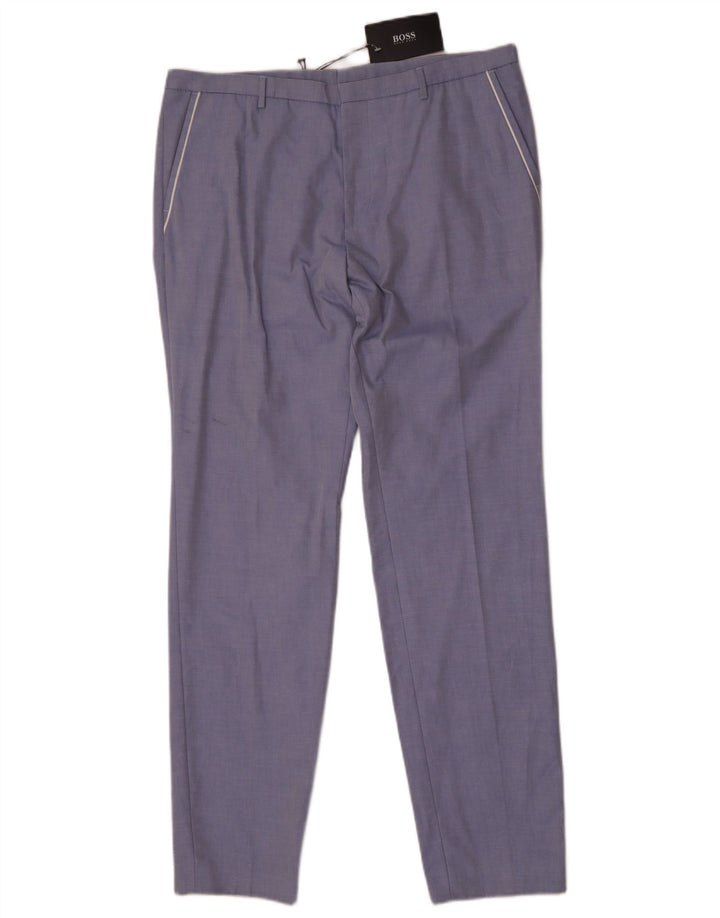 Hugo Boss Muške uske chino hlače W34 L33 Plave