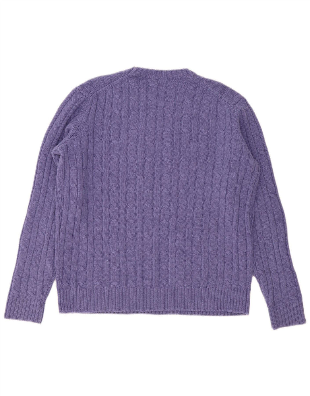 IL Lanificio muški džemper s okruglim izrezom IT 54 XL Ljubičasta vunena