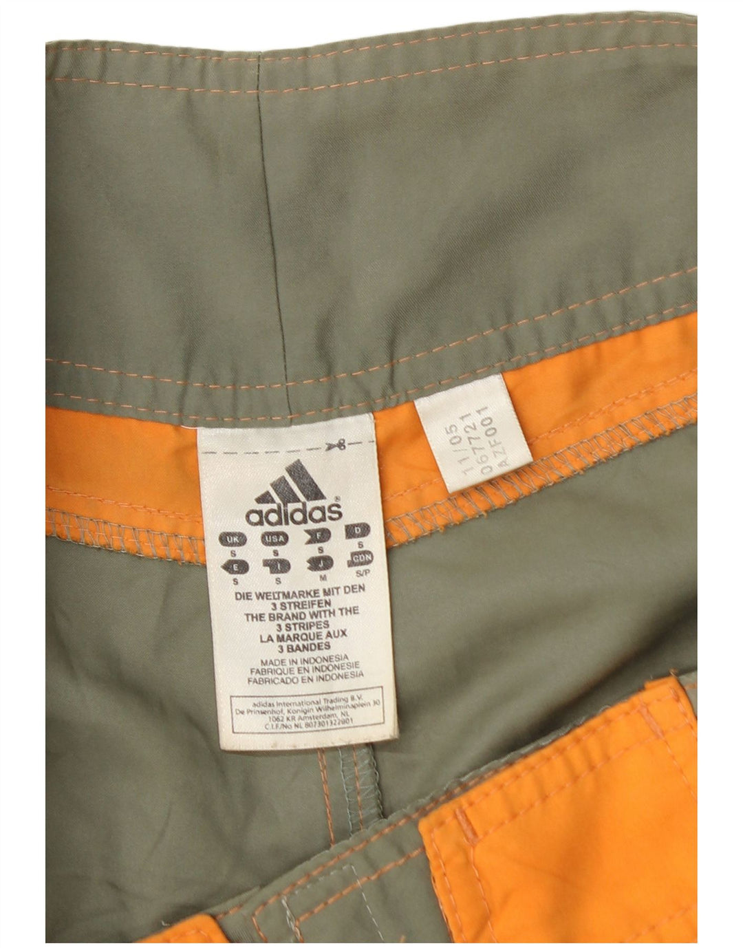 ADIDAS muške kratke hlače za plivanje, mali kaki cvjetni poliester