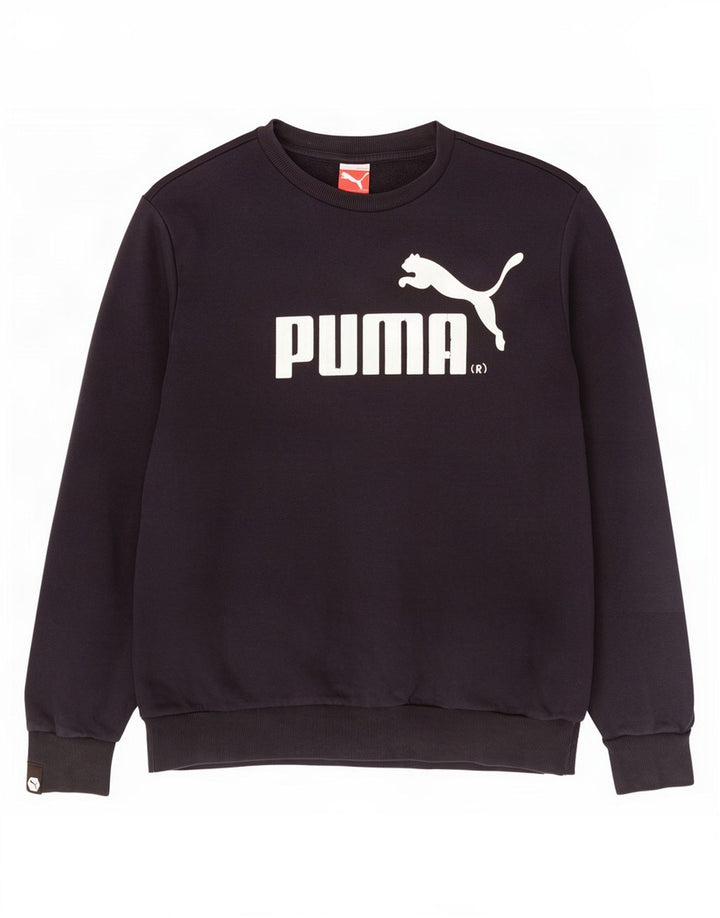 Puma muški džemper s grafičkim motivima, veliki crni