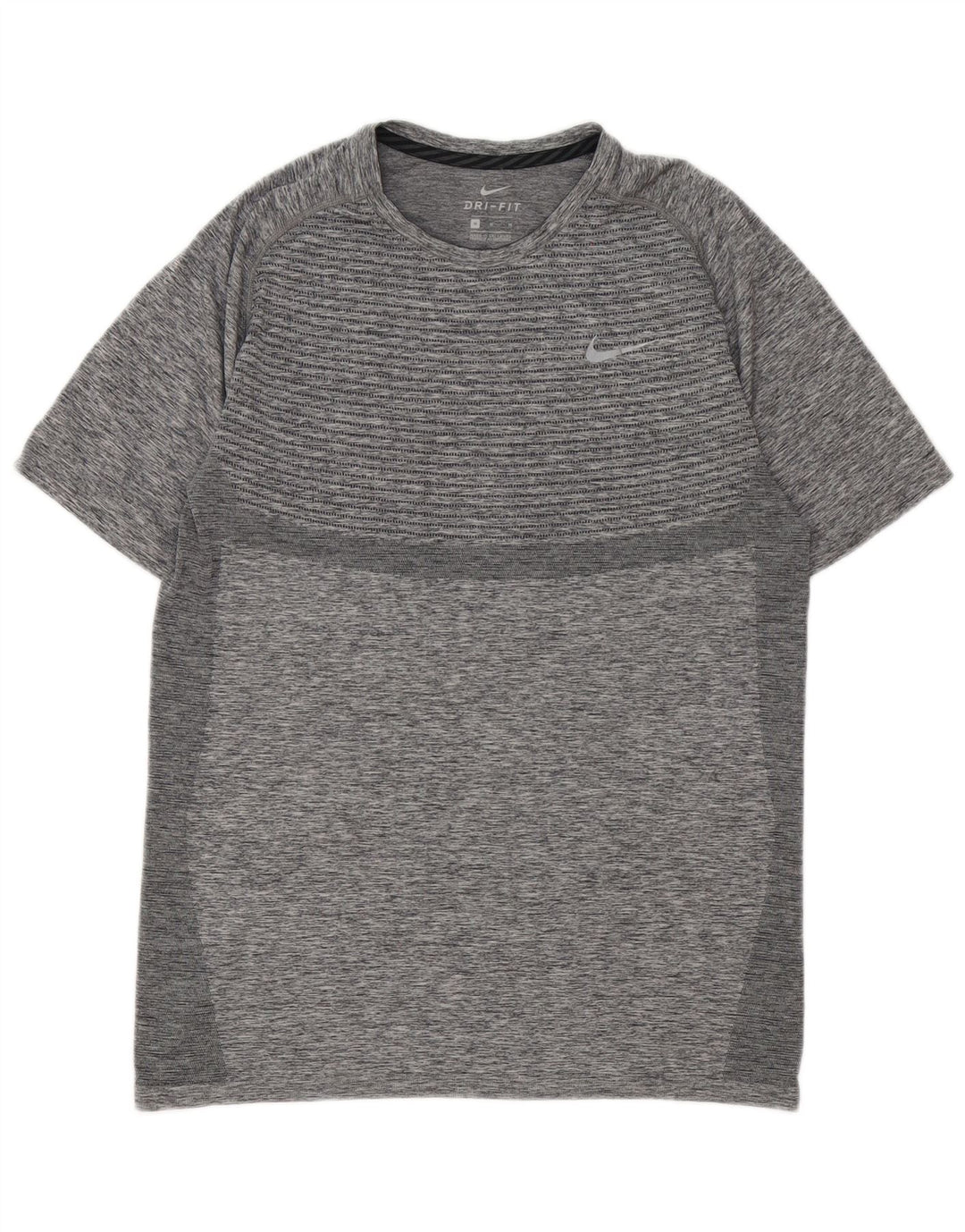 Nike Ženska majica kratkih rukava Dri Fit UK 14 Medium Grey Flected