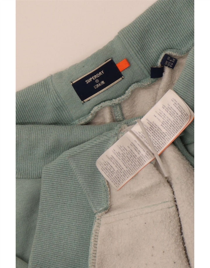 Superdry ženska prevelika puna trenirka UK 10 Mala zelena pamuk