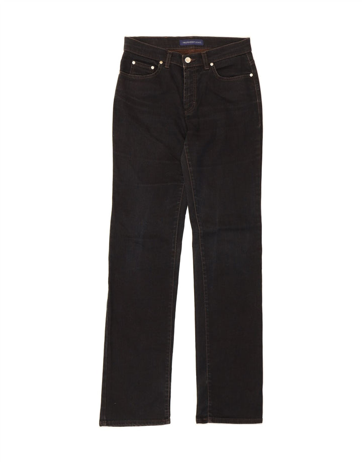 TRUSSARDI Womens Straight Jeans W27 L35 Black Cotton Vintage Trussardi and Second-Hand Trussardi from Messina Hembry 