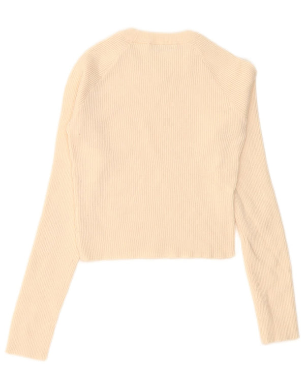 Zara ženski kratki rukav dugih rukava UK 8 Small Beige