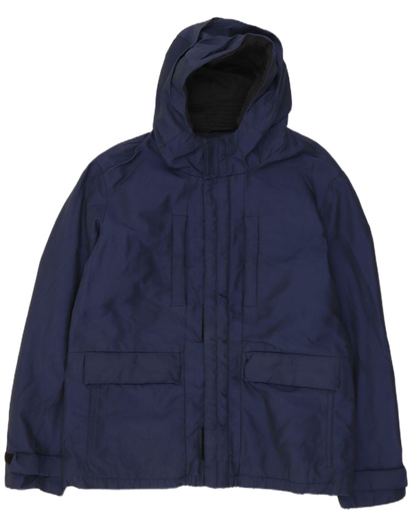 CALVIN KLEIN muška vjetrovka s kapuljačom IT 56 3XL tamnoplavi poliester