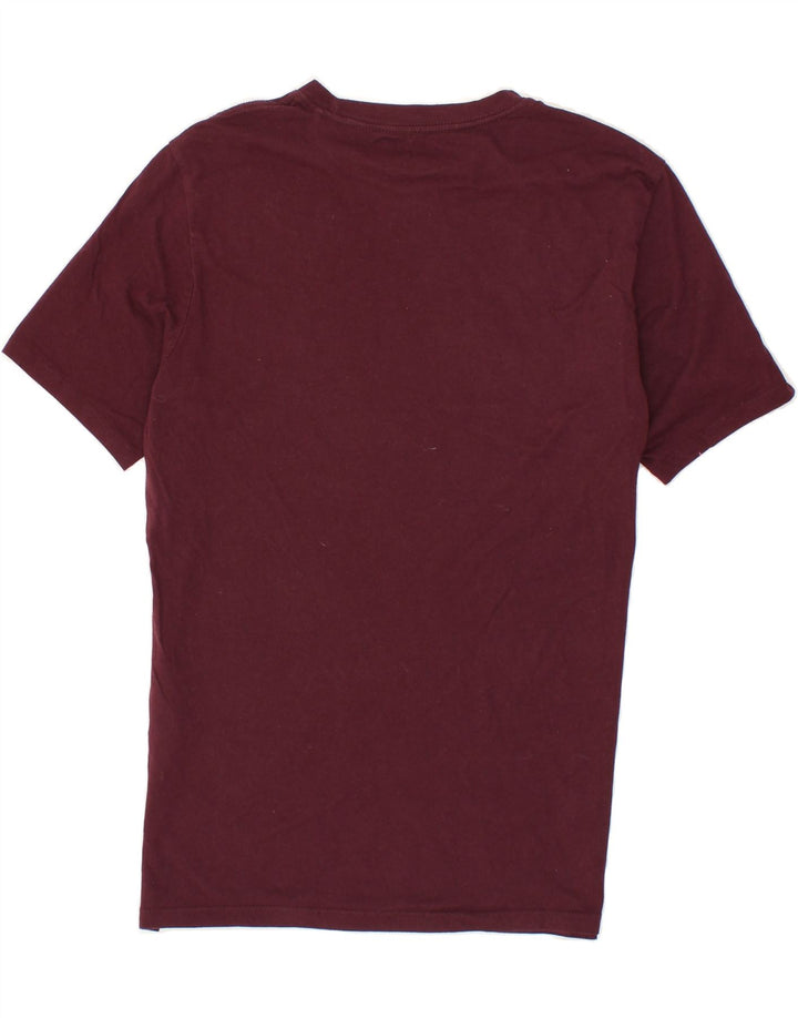 DOCKERS Mens Graphic T-Shirt Top Small Burgundy Vintage Dockers and Second-Hand Dockers from Messina Hembry 