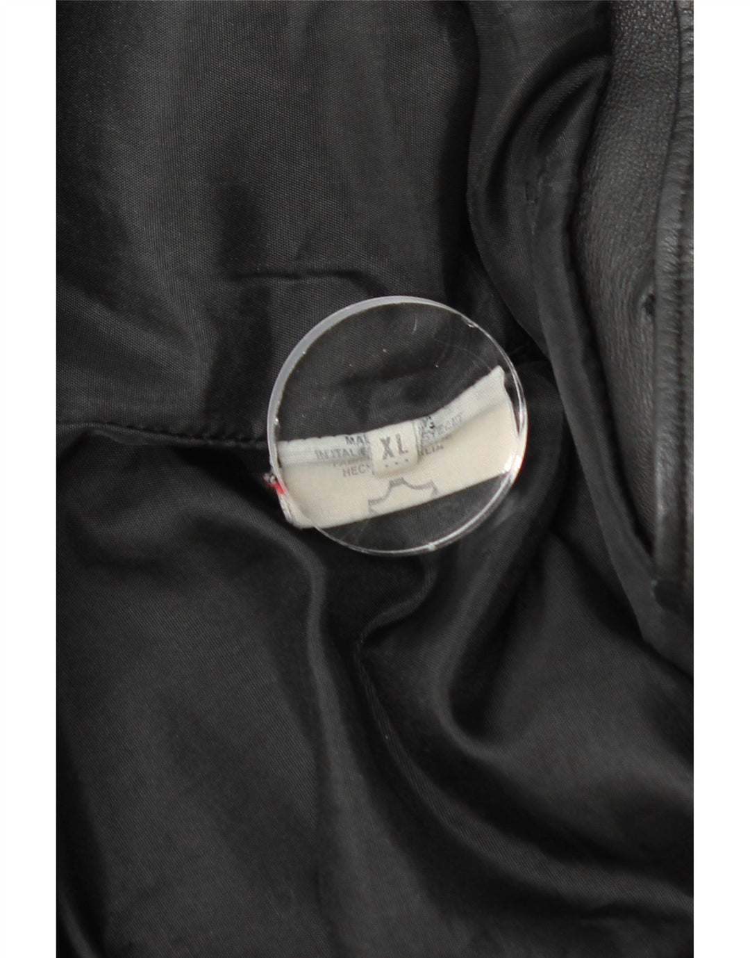 VINTAGE ženski kožni kaput UK 18 XL crna koža