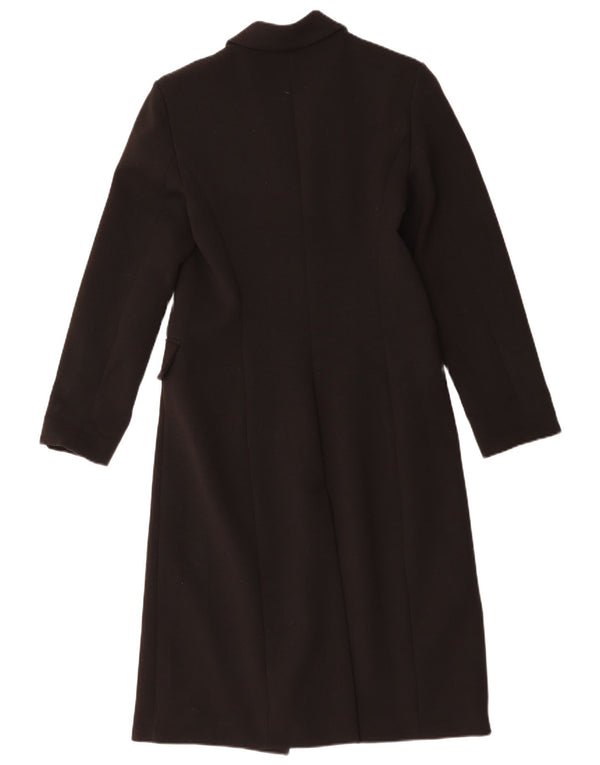 IMPERIAL ženski kaput s dvostrukim kopčanjem UK 12 Srednji crni poliester