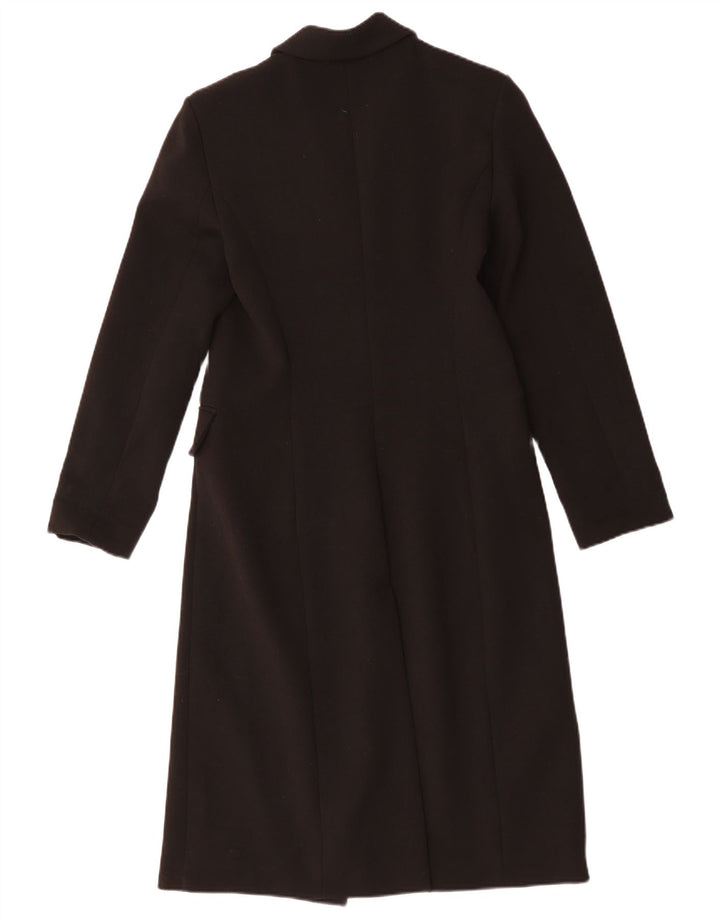 IMPERIAL ženski kaput s dvostrukim kopčanjem UK 12 Srednji crni poliester