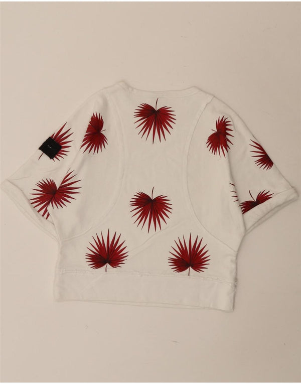 Diadora Girls Graphic Sweatshirt Džemper 13-14 godina bijeli cvjetni