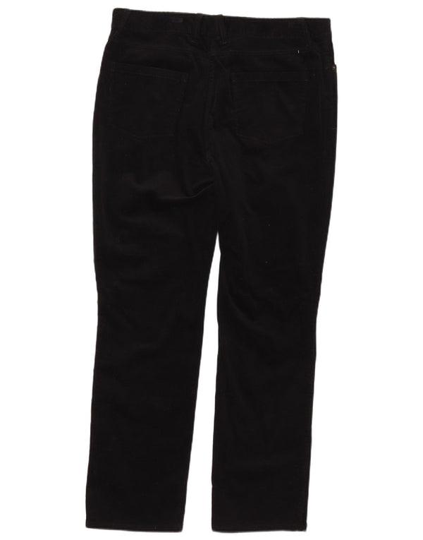 Marks & Spencer ženske hlače od samta visokog struka UK 14 Large W34 L28 Bla