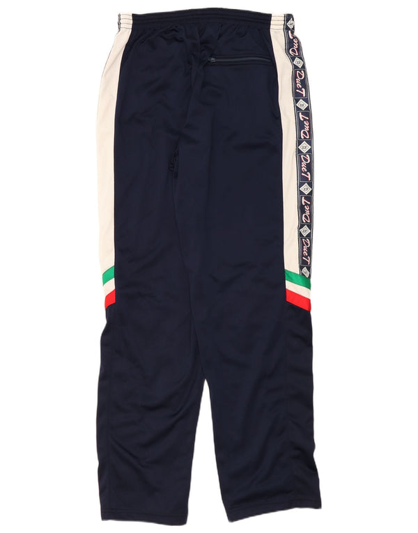 Vintage muške grafičke trenirke Hlače IT 56 XL tamnoplave boje