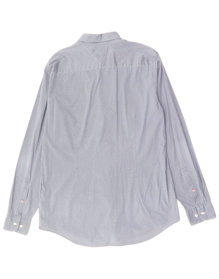 Tommy Hilfiger muška uska košulja XL, pamuk na plave točke