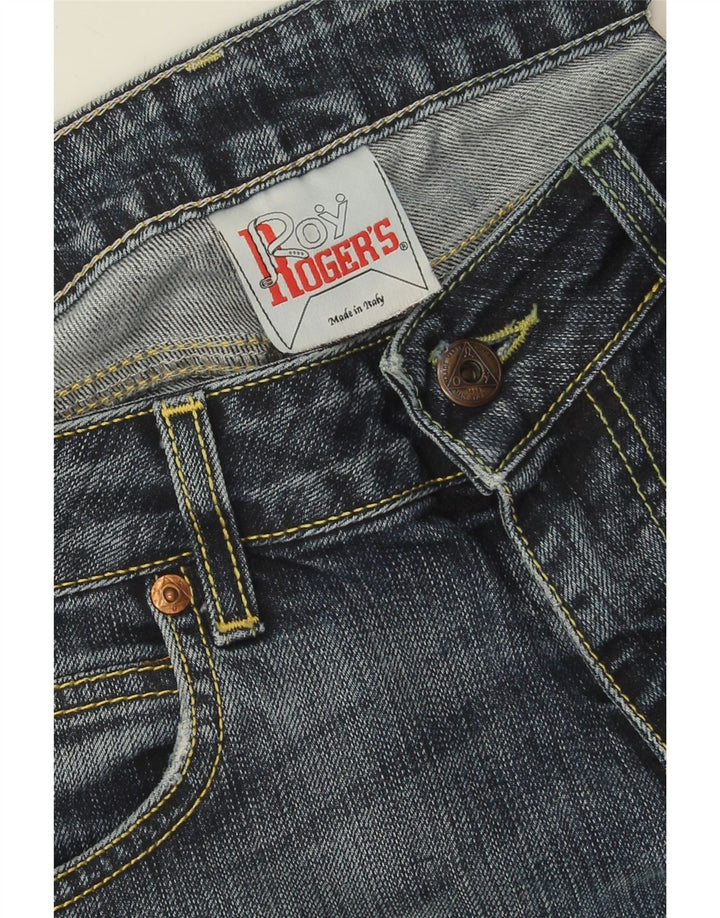 ROY ROGERS Womens Straight Jeans IT 42 Medium W28 L32 Blue Cotton Vintage Roy Rogers and Second-Hand Roy Rogers from Messina Hembry 