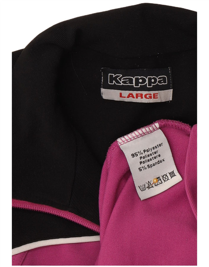 Kappa ženska gornja jakna trenirke UK 14 Large Purple Colourblock Poliester