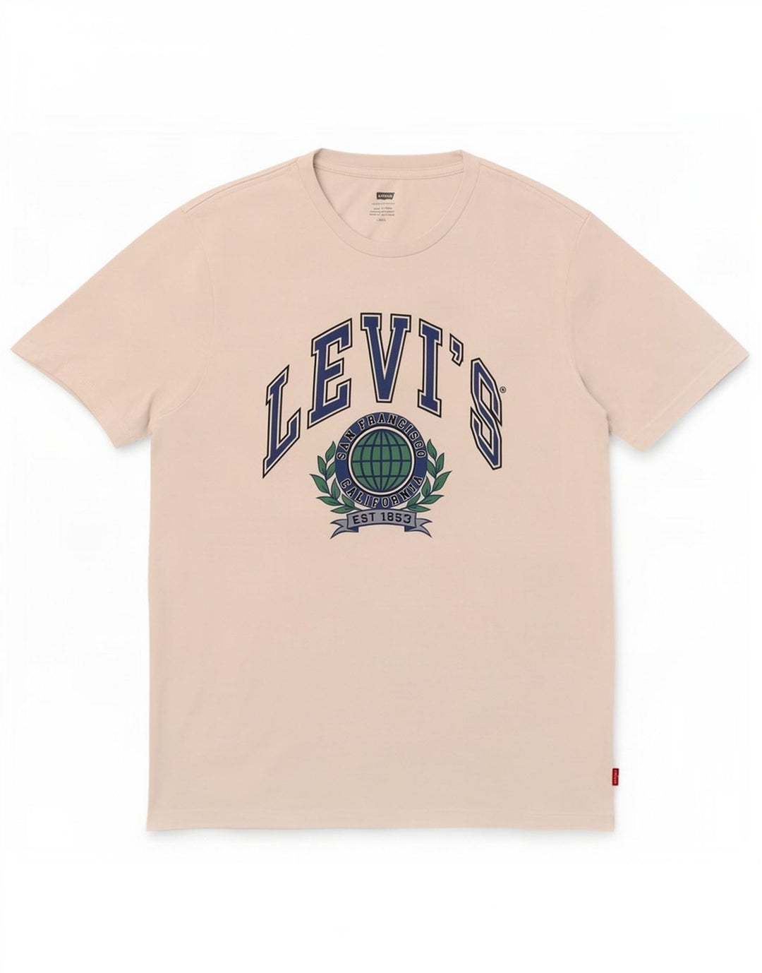 Levi's muška majica s grafičkim motivima, veliki bijeli pamuk