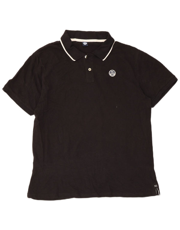 North Sails muška polo majica XL pamuk na crne pruge