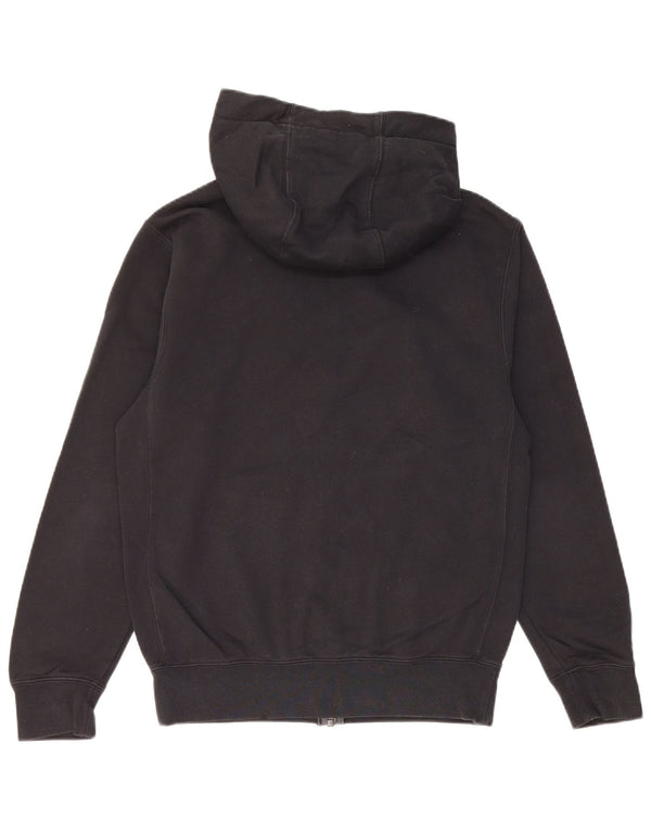 Nike muški pulover s kapuljačom s patentnim zatvaračem XS, crni pamuk