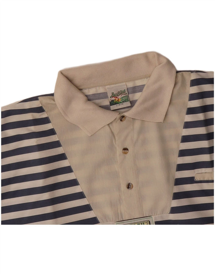 VINTAGE muška pulover majica kratkih rukava IT 52/54 na velike plave pruge