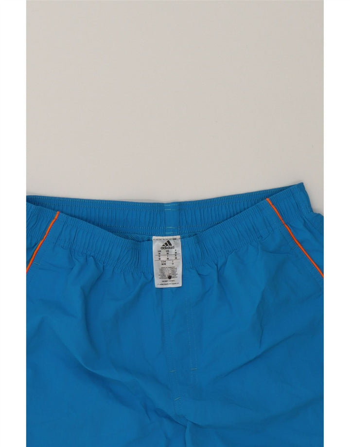 ADIDAS Mens Sport Shorts Medium  Blue Nylon Vintage Adidas and Second-Hand Adidas from Messina Hembry 
