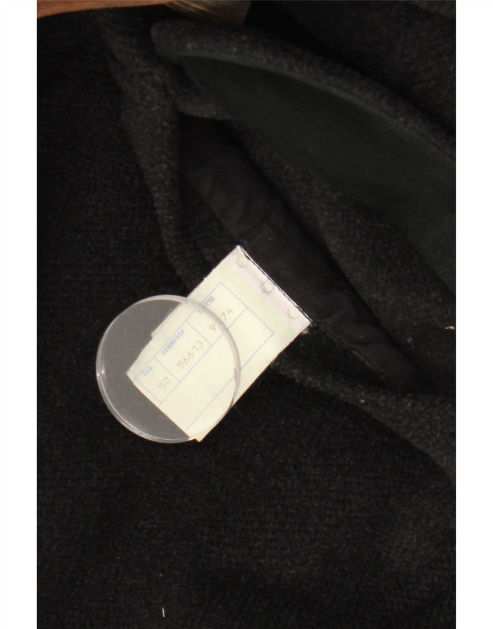 Moorbrook muški duffle kaput s kapuljačom IT 52 XL crna vuna