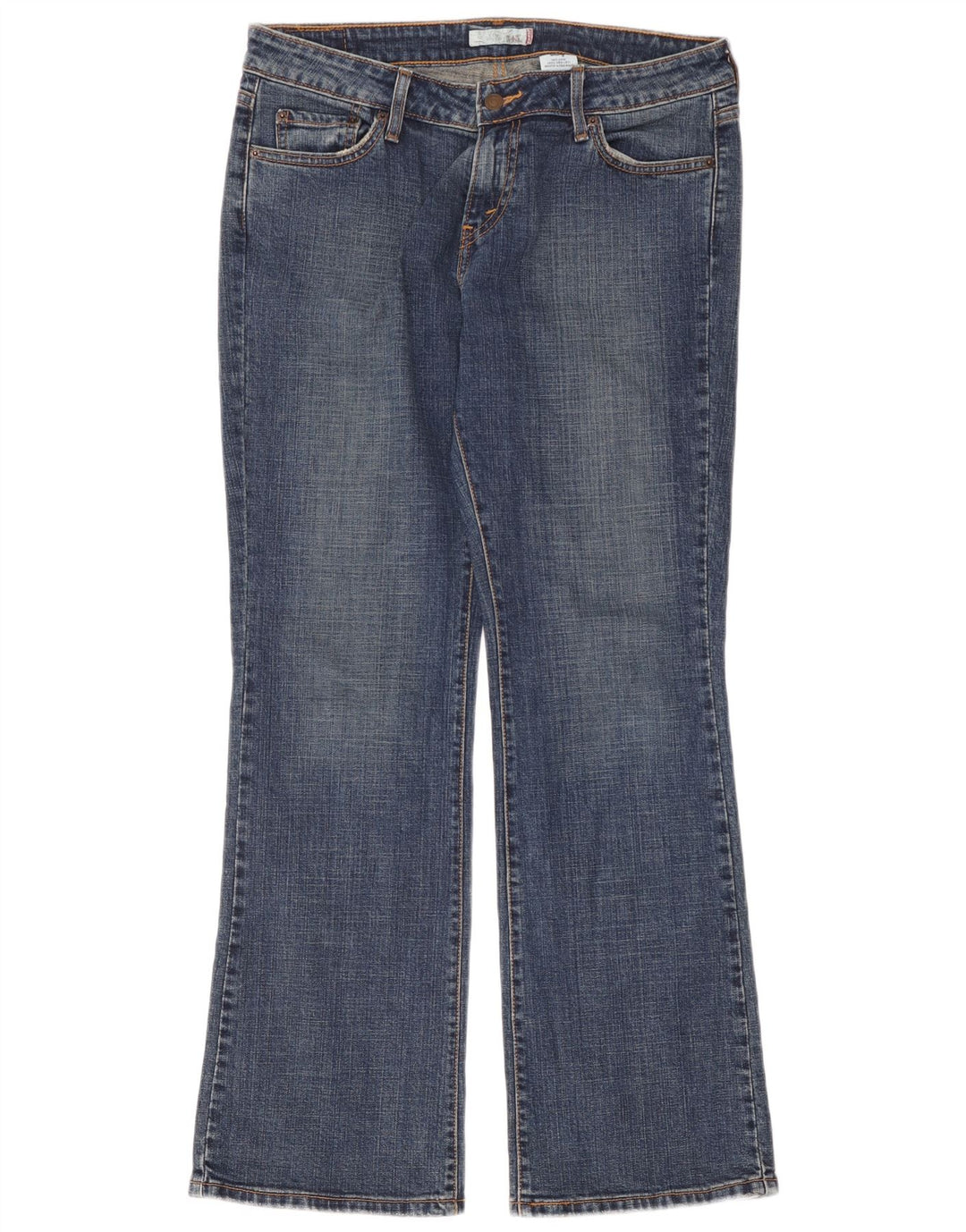 Levi's ženske 545 traperice niske čizme US 12 Large W34 L31 plavi pamuk
