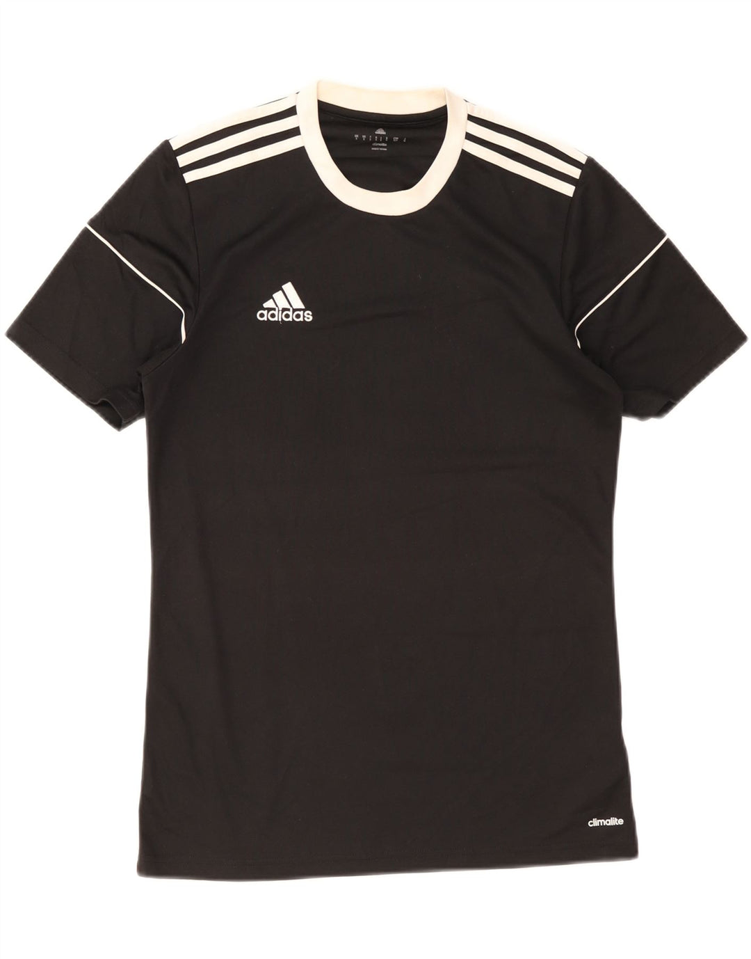 Adidas muška majica Climalite, mali crni poliester u boji