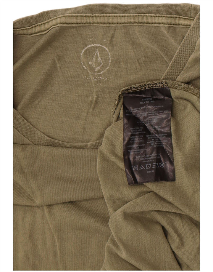 Volcom muška majica kratkih rukava velika kaki pamuk