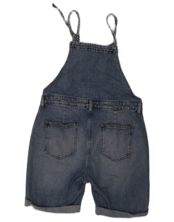 Fat Face ženske traper hlače Dungarees UK 12 srednje W30 plavi pamuk