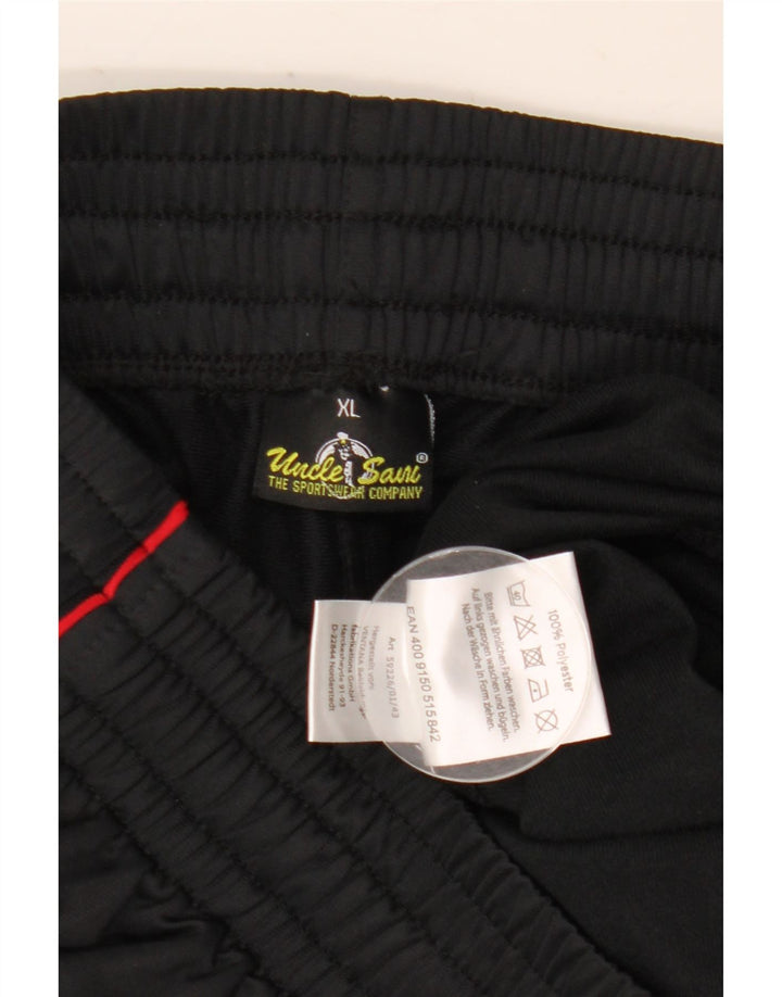 Uncle Sam muške Graphic Capri trenirke XL crne poliesterske hlače