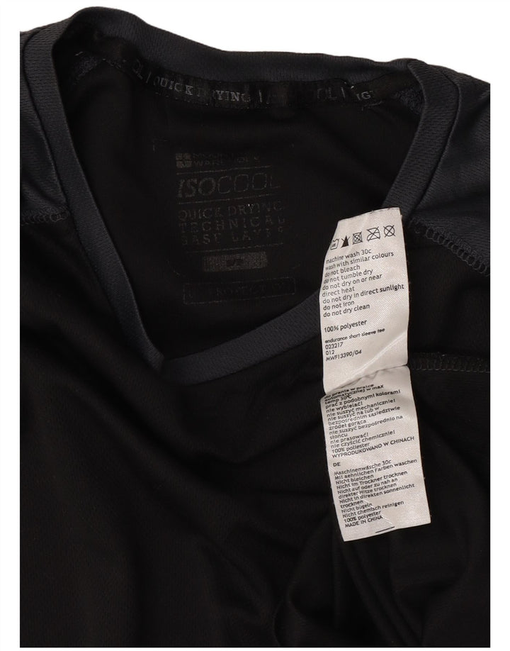 Mountain Warehouse Muška IsoCool majica kratkih rukava Mala crna boja
